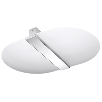 Plafon Vorigh 45x30 cm biały/chrom