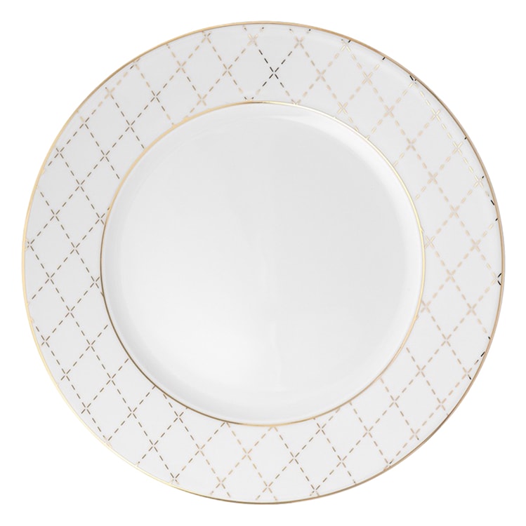Zestaw talerzy porcelanowych dla 6 os. Jenny mokka  - zdjęcie 4