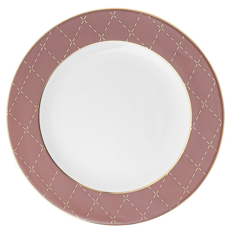 Zestaw talerzy porcelanowych dla 6 os. Jenny mokka  - zdjęcie 5