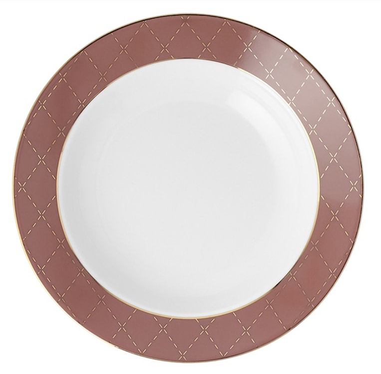 Zestaw talerzy porcelanowych dla 6 os. Jenny mokka  - zdjęcie 3