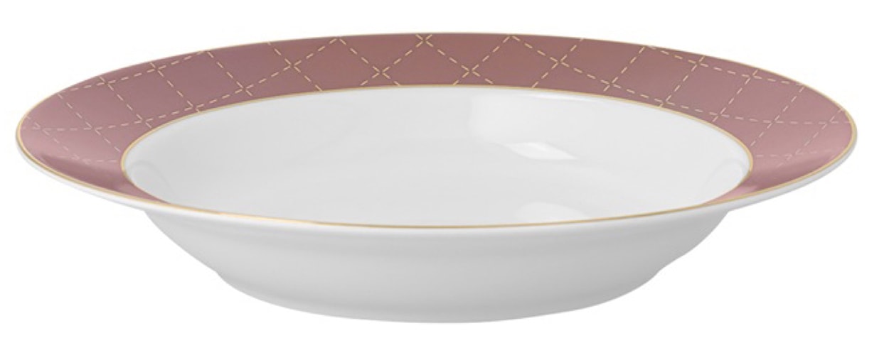 Zestaw talerzy porcelanowych dla 6 os. Jenny mokka  - zdjęcie 2