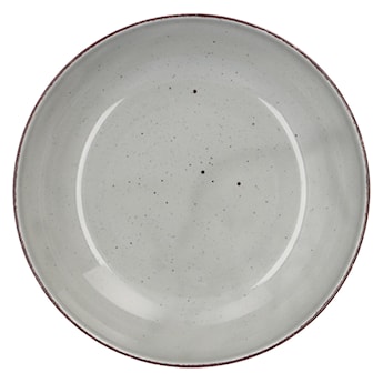 Zestaw talerzy porcelanowych dla 6 os. City szary