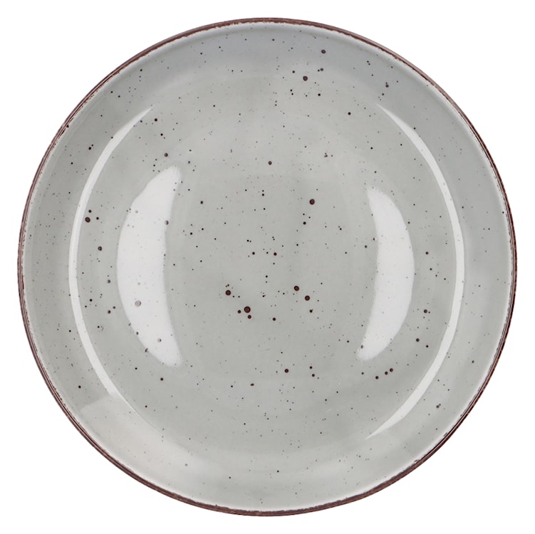 Zestaw talerzy porcelanowych dla 6 os. City szary  - zdjęcie 5