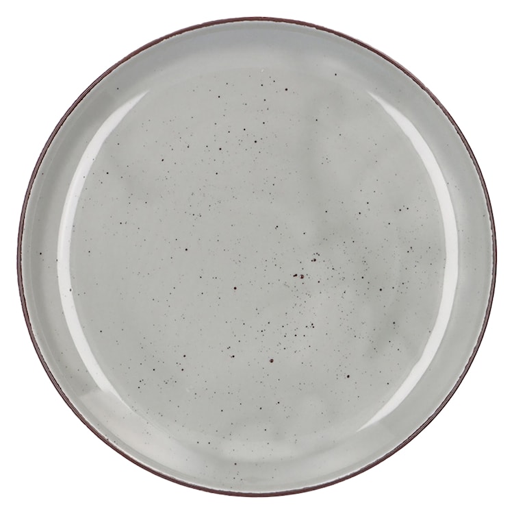 Zestaw talerzy porcelanowych dla 6 os. City szary  - zdjęcie 6