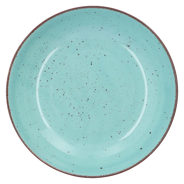 Zestaw talerzy porcelanowych dla 6 os. City turkusowy  - zdjęcie 6
