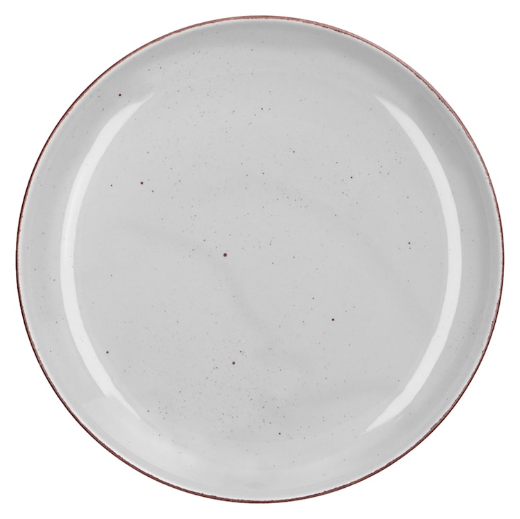 Zestaw talerzy porcelanowych dla 6 os. City jasnoszary 