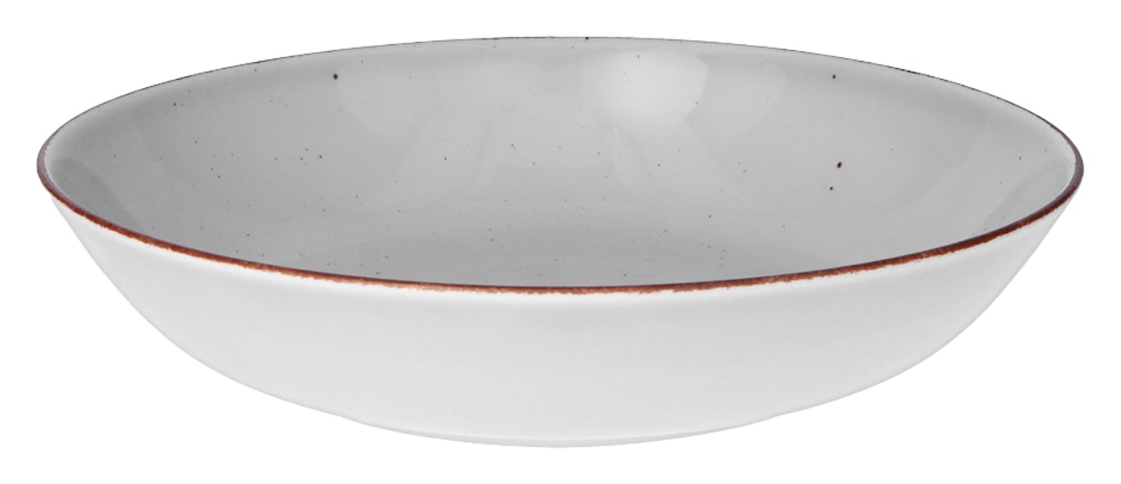 Zestaw talerzy porcelanowych dla 6 os. City jasnoszary  - zdjęcie 2