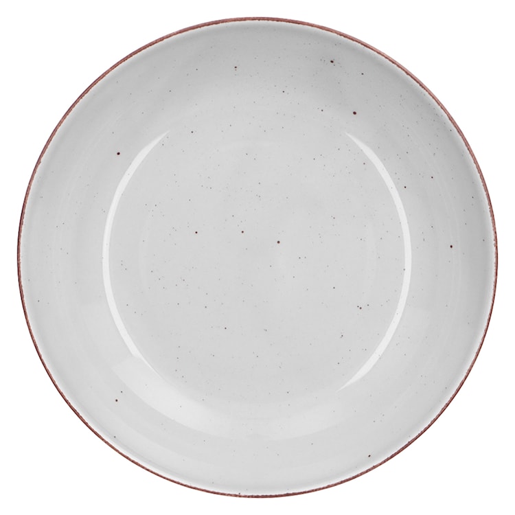 Zestaw talerzy porcelanowych dla 6 os. City jasnoszary  - zdjęcie 3
