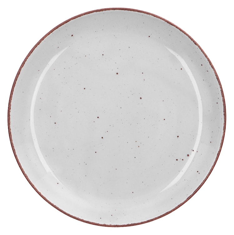 Zestaw talerzy porcelanowych dla 6 os. City jasnoszary  - zdjęcie 4