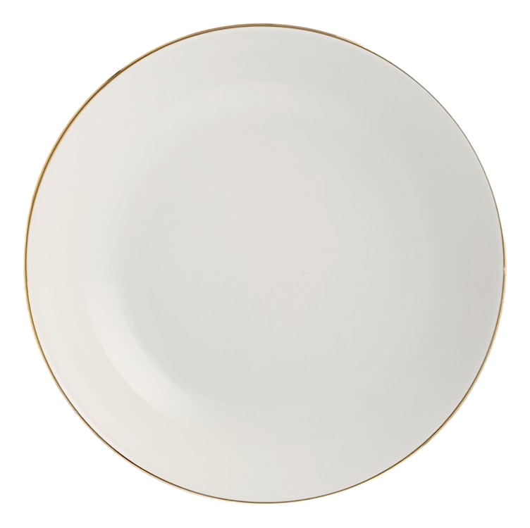 Zestaw talerzy porcelanowych dla 6 os. City beżowy  - zdjęcie 5
