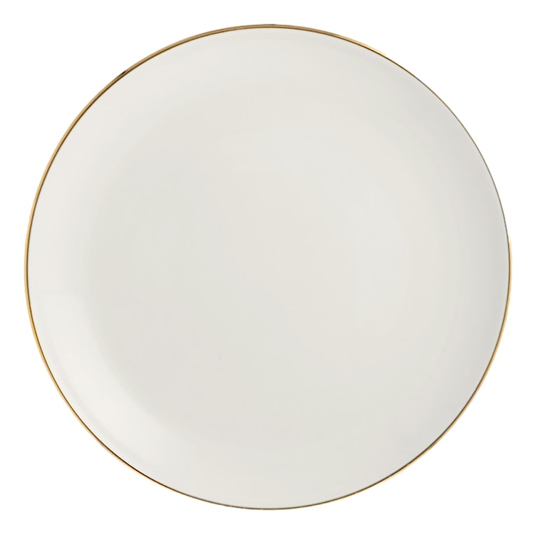 Zestaw talerzy porcelanowych dla 6 os. City beżowy  - zdjęcie 3