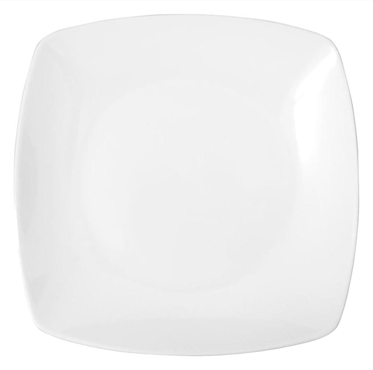 Zestaw talerzy porcelanowych dla 6 os. Akcent biały 