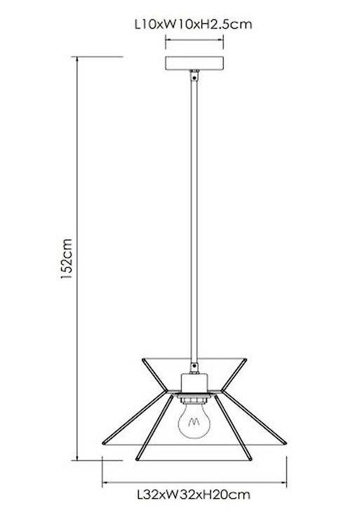 Lampa wisząca Tasman x1 jasnobrązowa  - zdjęcie 8