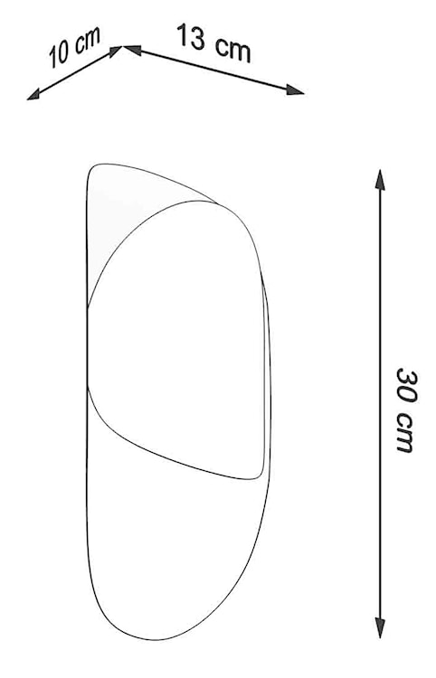 Kinkiet ścienny Minave 30x13 cm stalowy biały  - zdjęcie 7