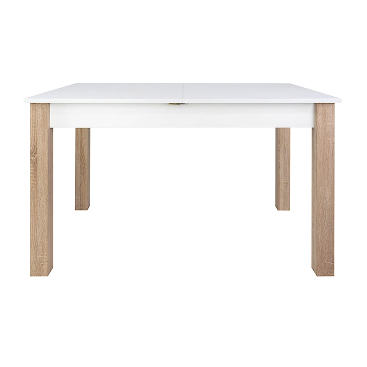 Stół rozkładany Eagor 125-165x80 cm biel alpejska/dąb sonoma
