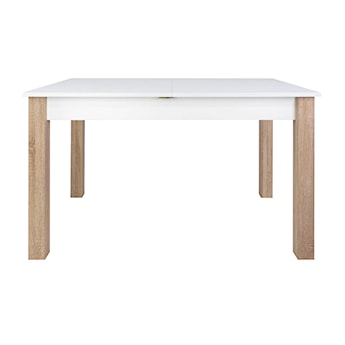 Stół rozkładany Eagor 125-165x80 cm biel alpejska/dąb sonoma