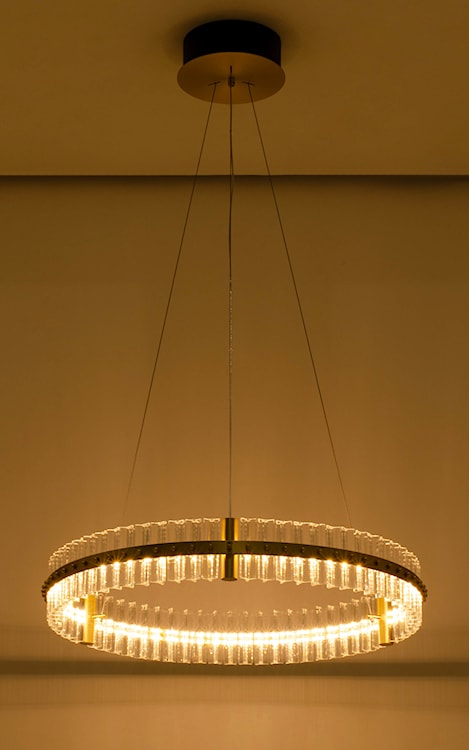 Lampa wisząca Mackerel LED średnica 70 cm złota  - zdjęcie 5