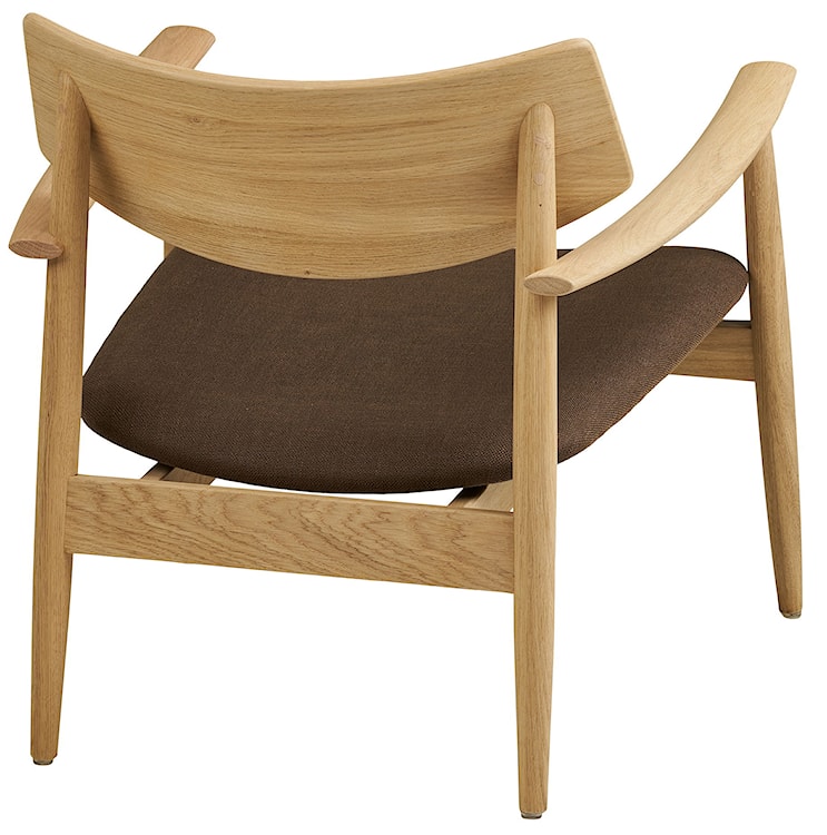 Fotel wypoczynkowy Clonds z podłokietnikami dąb naturalny/brązowy  - zdjęcie 4
