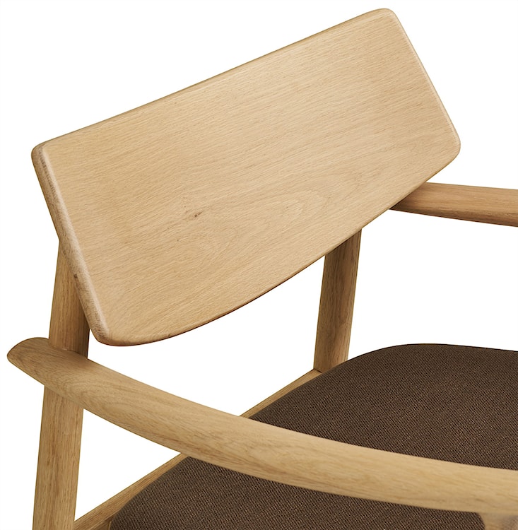 Fotel wypoczynkowy Clonds z podłokietnikami dąb naturalny/brązowy  - zdjęcie 5