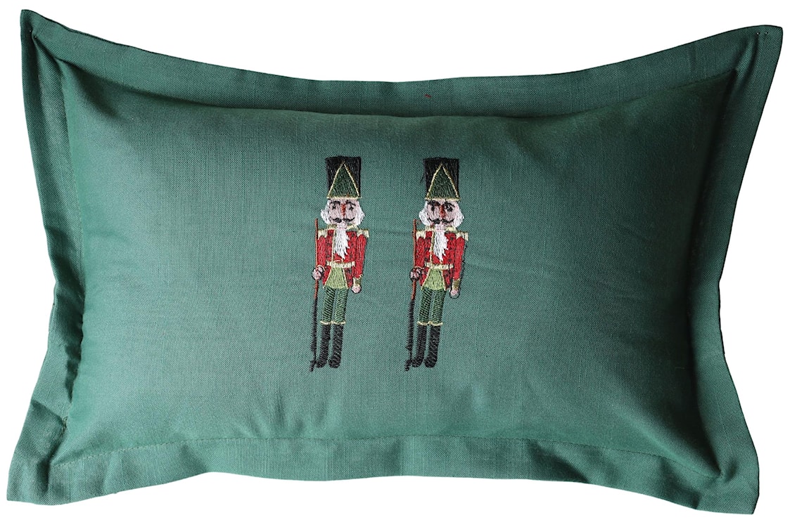 Poduszka Navrell 50x30 cm świąteczna zielona 