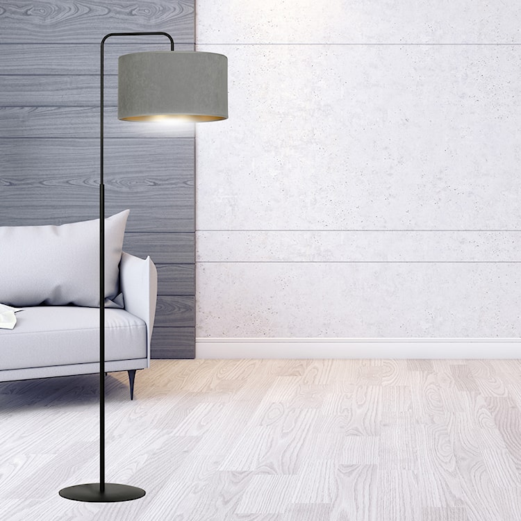 Lampa podłogowa Hellid 150 cm szara  - zdjęcie 3