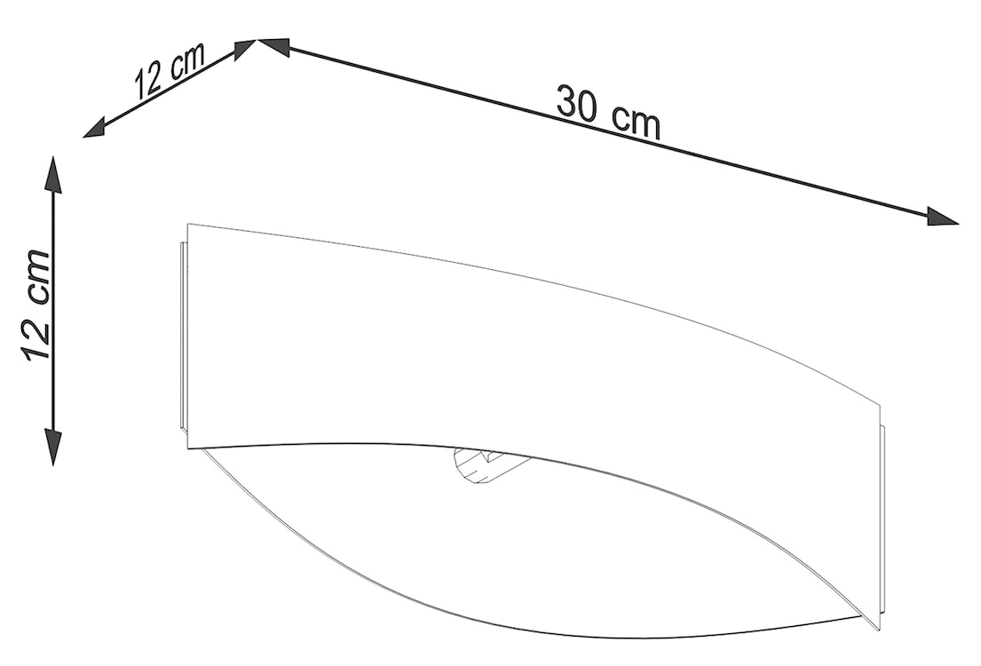 Kinkiet ścienny Minave 30x12 cm stalowy biały  - zdjęcie 8