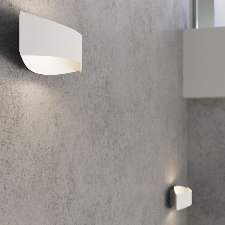 Kinkiet ścienny Minave 30x12 cm stalowy biały  - zdjęcie 2