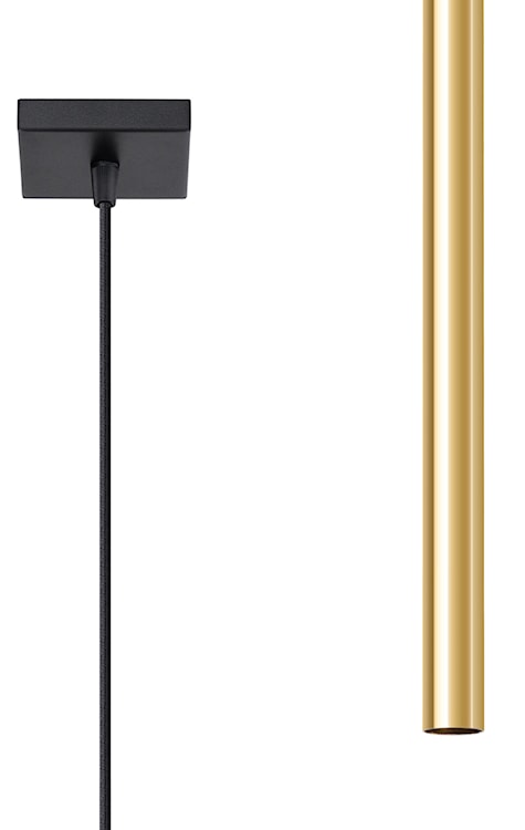 Lampa wisząca Lagga 8x8 cm x1 złoty połysk 