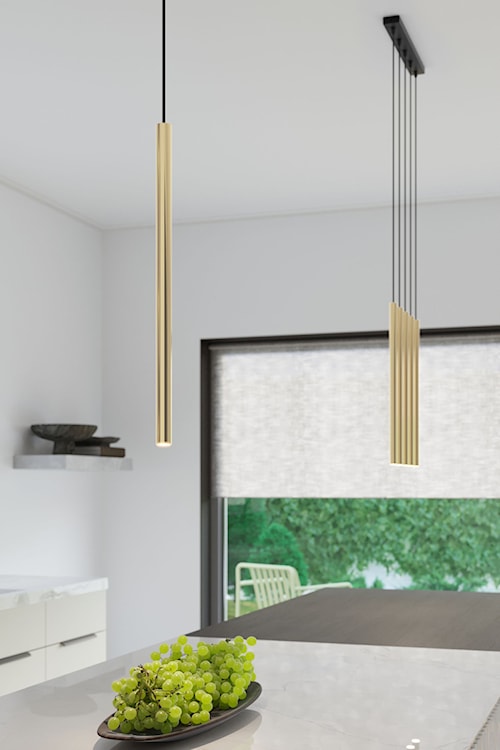Lampa wisząca Lagga 8x8 cm x1 złoty połysk  - zdjęcie 2
