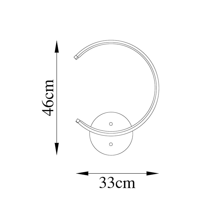 Lampa ścienna Pericile czarna  - zdjęcie 7