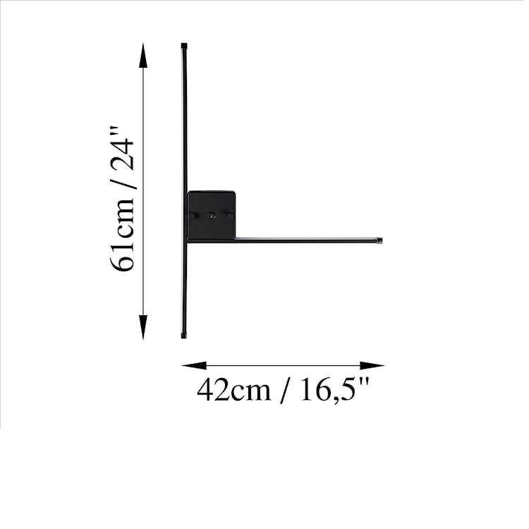 Lampa ścienna Spoirsey czarna  - zdjęcie 6