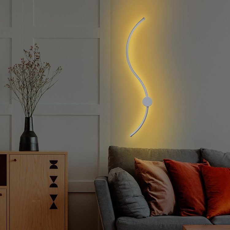 Lampa ścienna Rewarrows 90 cm szara  - zdjęcie 2