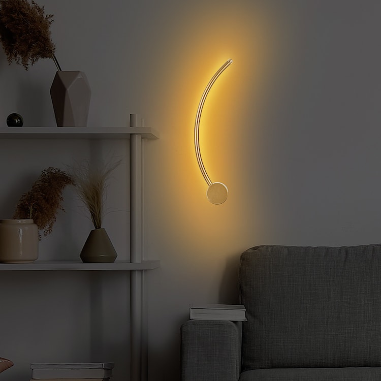 Lampa ścienna Rewarrows 49 cm złota  - zdjęcie 3