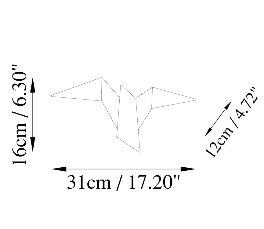 Lampa ścienna Denched 31 cm złota  - zdjęcie 6