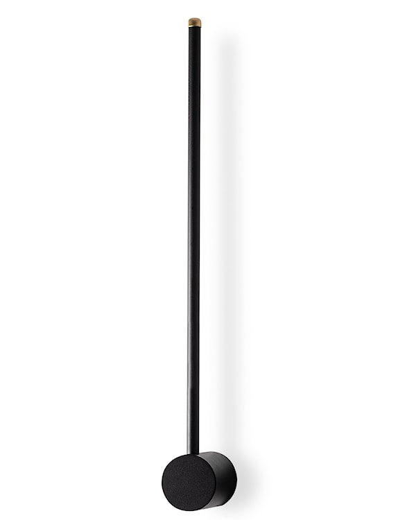 Lampa ścienna Walriefle 62 cm czarna 