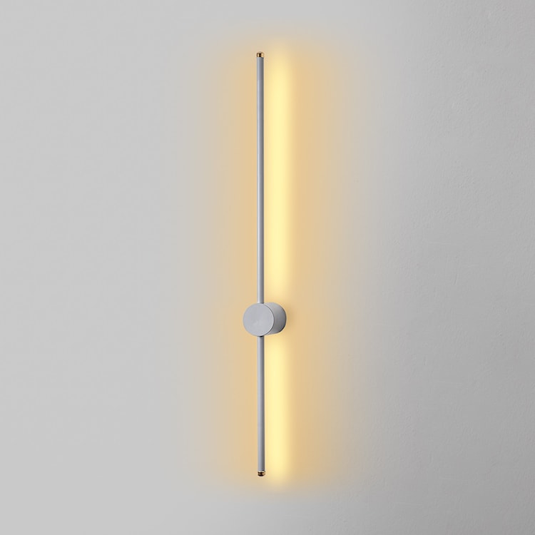 Lampa ścienna Walriefle 91 cm szara  - zdjęcie 6