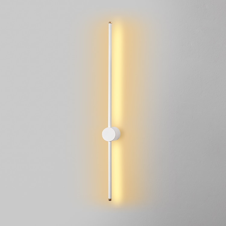 Lampa ścienna Walriefle 91 cm biała  - zdjęcie 7
