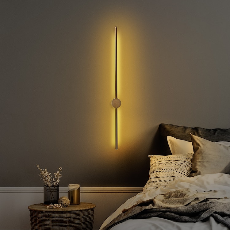 Lampa ścienna Walriefle 91 cm złota  - zdjęcie 2