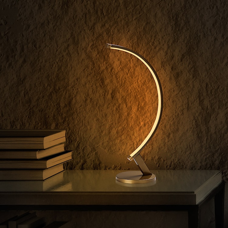 Lampka na biurko Basherts 47 cm złota  - zdjęcie 2