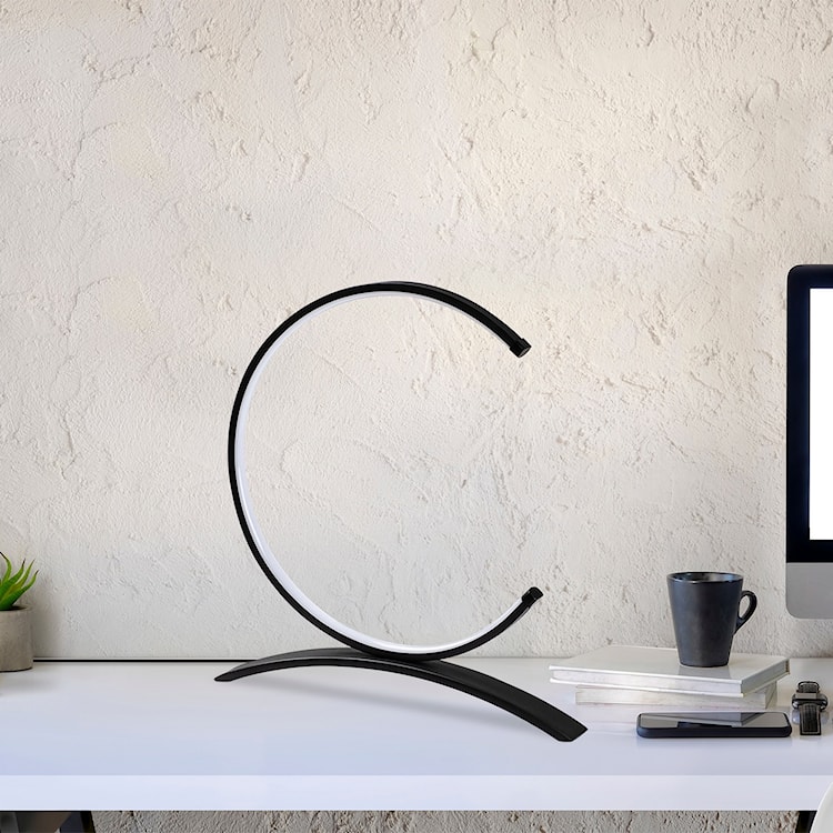 Lampka na biurko Pericile czarna  - zdjęcie 7
