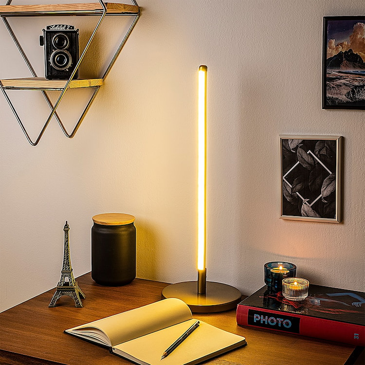 Lampka na biurko Climprove złota  - zdjęcie 2