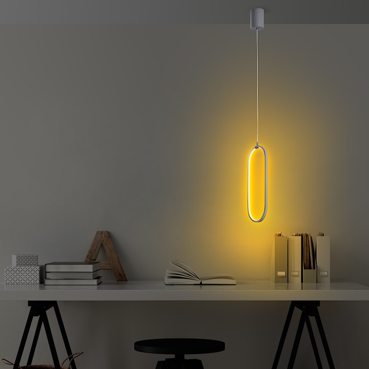 Lampa wisząca Diesartes szara  - zdjęcie 3