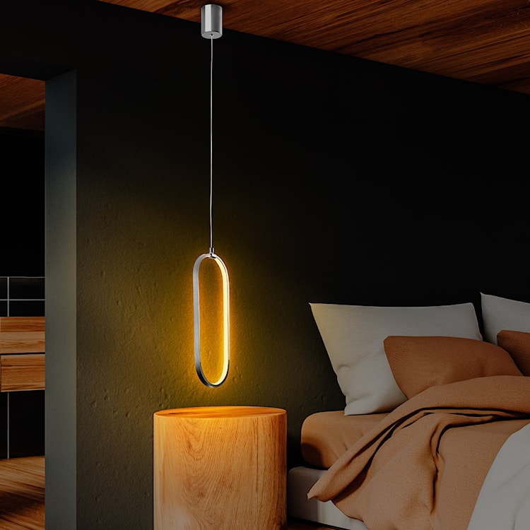 Lampa wisząca Diesartes chromowana  - zdjęcie 2