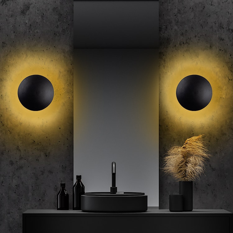 Lampa ścienna Graccolle z regulacją czarno-miedziana  - zdjęcie 4