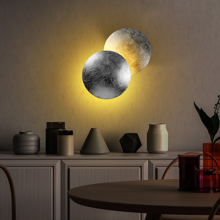 Lampa ścienna Graccolle z regulacją srebrna  - zdjęcie 3
