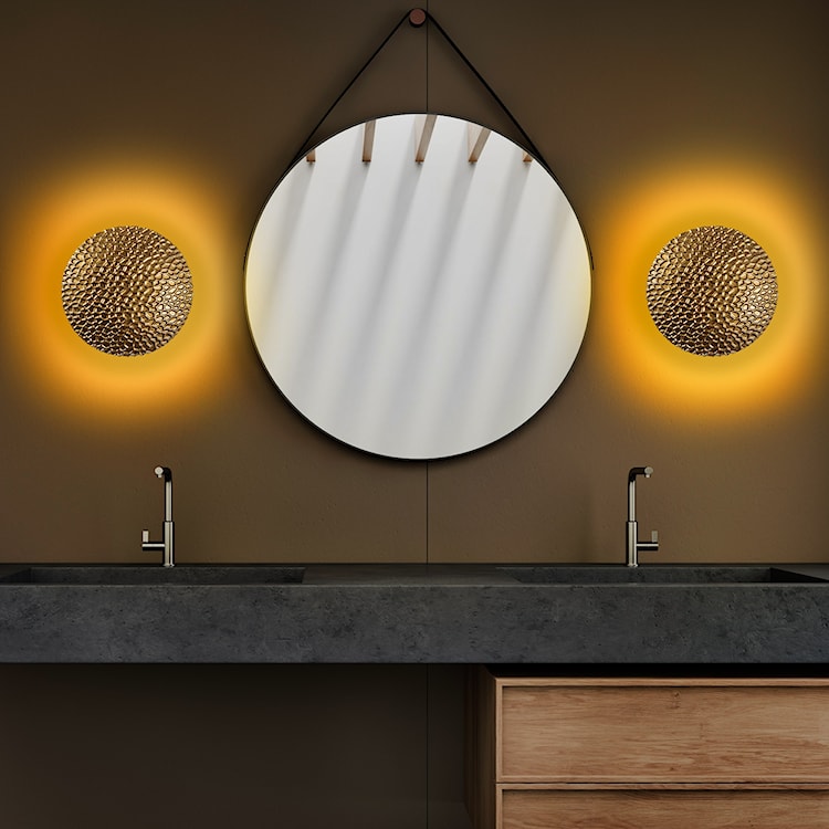 Lampa ścienna Graccolle z regulacją złota  - zdjęcie 4