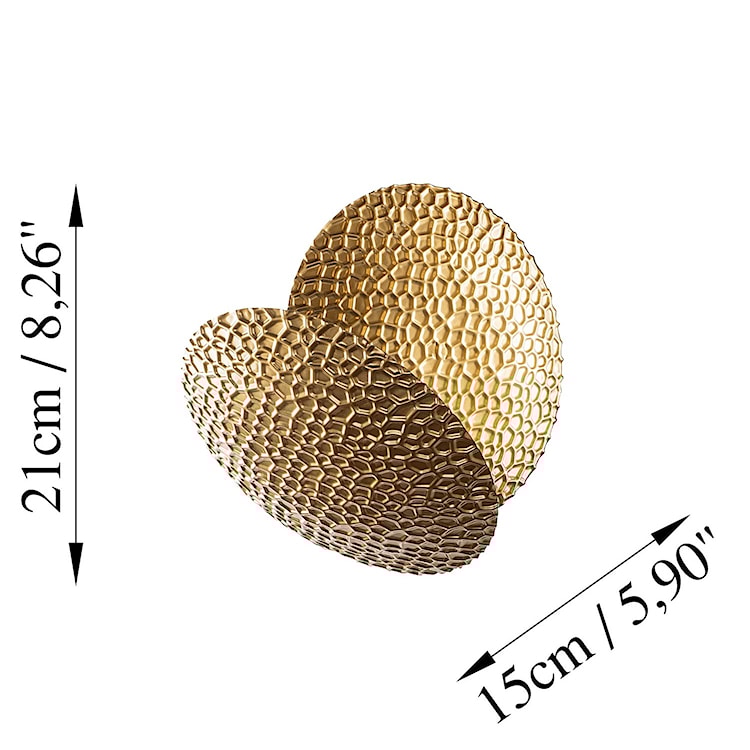 Lampa ścienna Graccolle z regulacją złota  - zdjęcie 9
