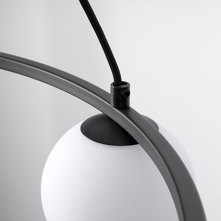 Lampa wisząca Crosians średnica 65 cm x3 czarna  - zdjęcie 5