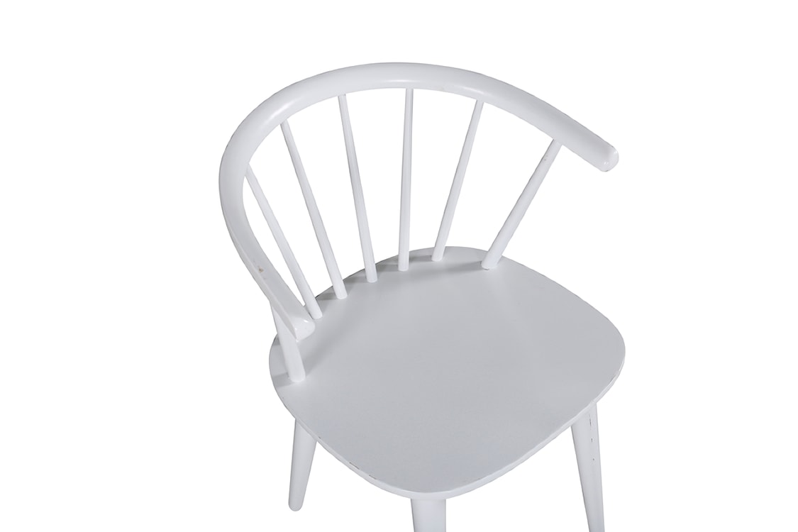 Krzesło drewniane Garfew białe  - zdjęcie 5