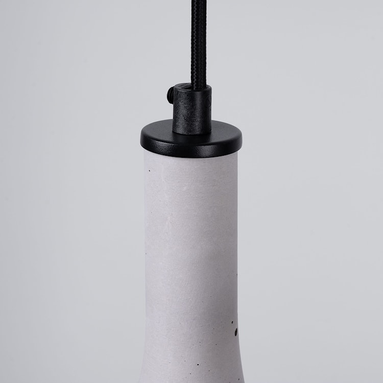 Lampa wisząca Obett średnica 12 cm x2 czarny/beton  - zdjęcie 2